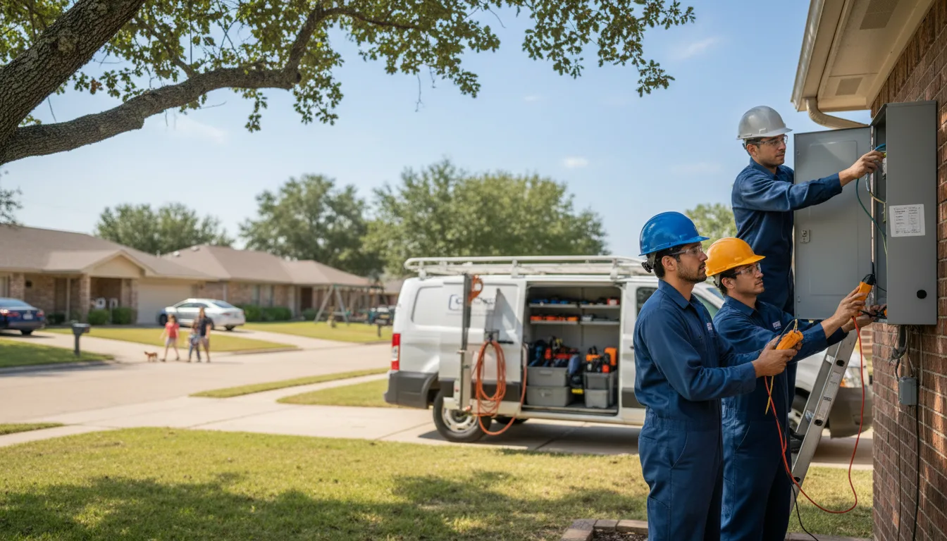 Certified electrician providing emergency electrical services in Buda, TX